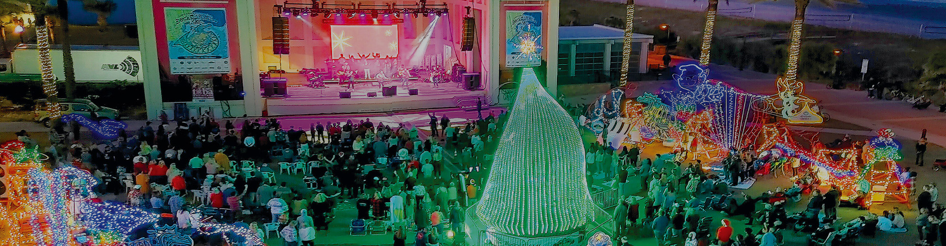 Deck The Chairs Jax Beach Annual Holiday Music & Light Exhibit